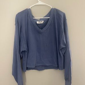 Double Zero brand crop top long sleeve